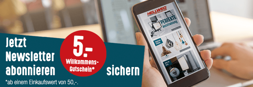 5€ HELLWEG Gutschein bei der Newsletter Anmeldung sichern